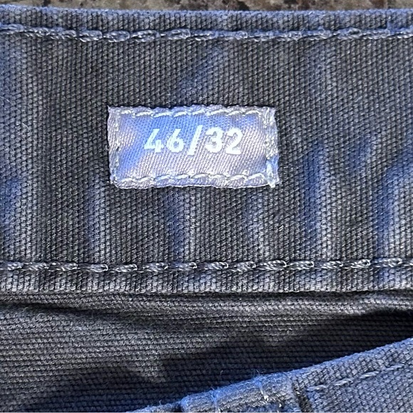 Ariat M4 Mens Rebar Dark Gray Jeans Relaxed Fit Straight Leg Tag Size 46x32 - Picture 4 of 16